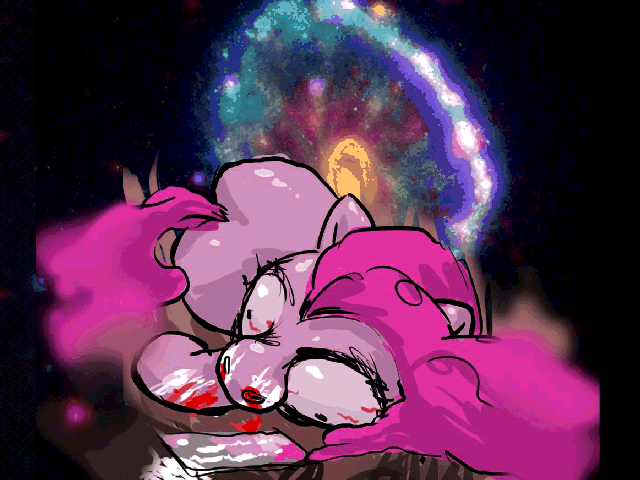 animated average_artist blood cocaine creepy drug_use drugs equine female feral friendship_is_magic fur hair horse mammal my_little_pony photo_background pink_fur pink_hair pinkie_pie_(mlp) pony solo what