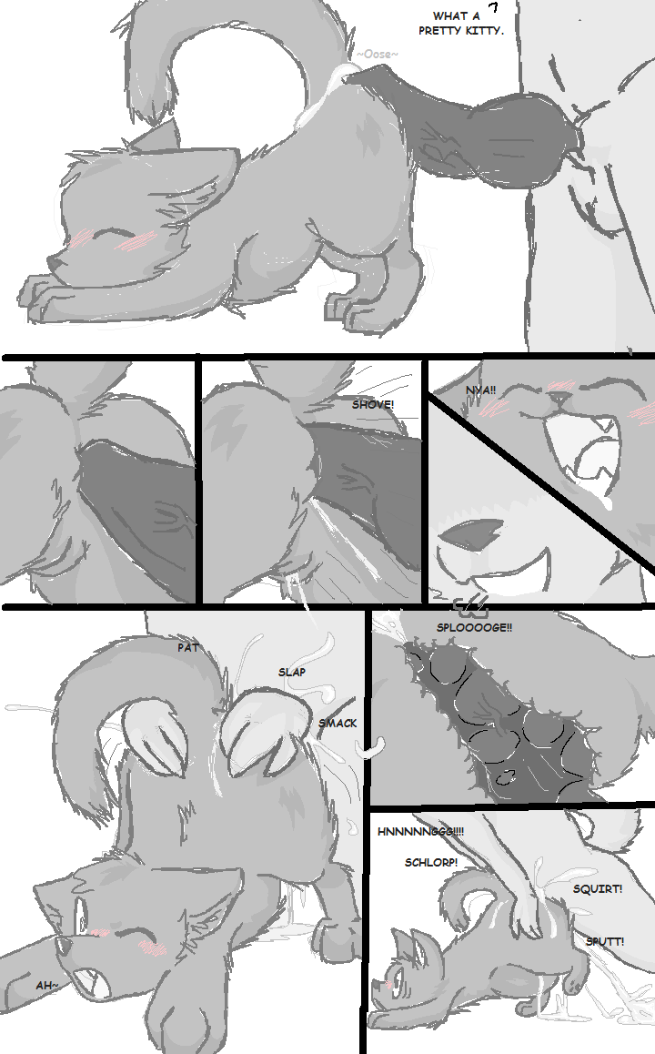 3_toes a_cat_is_fine_too abdominal_bulge anal anal_penetration anthro anthro_on_feral anus backsash balls bestiality big_dom_small_sub black_and_white blush butt canine cat comic cub cum cum_in_ass cum_inside cumshot dialog dialogue dog english_text erection eyes_closed feline female feral greyscale hair hindpaw internal interspecies k9 knot knotting male mammal monochrome nude open_mouth orgasm pawpads paws penetration penis plain_background presenting pussy sex size_difference straight text tongue white_background young