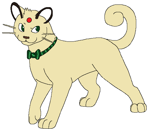 2013 aliasing alpha_channel ambiguous_gender bluekyokitty bow_tie brown_nose curled_tail digital_drawing_(artwork) digital_media_(artwork) digitigrade fan_character feral flat_colors forehead_gem full-length_portrait generation_1_pokemon green_bow_tie green_eyes head_tuft male_(lore) nintendo paws persian_(pokemon) pokemon pokemon_(species) portrait raised_tail sebdoggo simple_background solo standing tail transparent_background tuft whiskers white_inner_ear