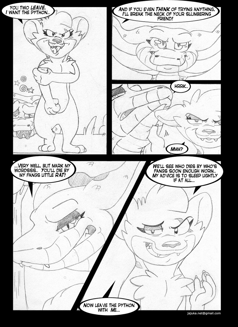 2011 albino anthro blind cobra comic dialogue digital_media_(artwork) disability english_text eyelashes fangs female female/female feral forked_tongue group hassi_(tacokurt) herpestid male male/female mammal mongoose monochrome open_mouth reptile roma_(tacokurt) scales scalie scared snake snake_hood ssana_(tacokurt) tacokurt tail teeth text tongue trio unconscious url