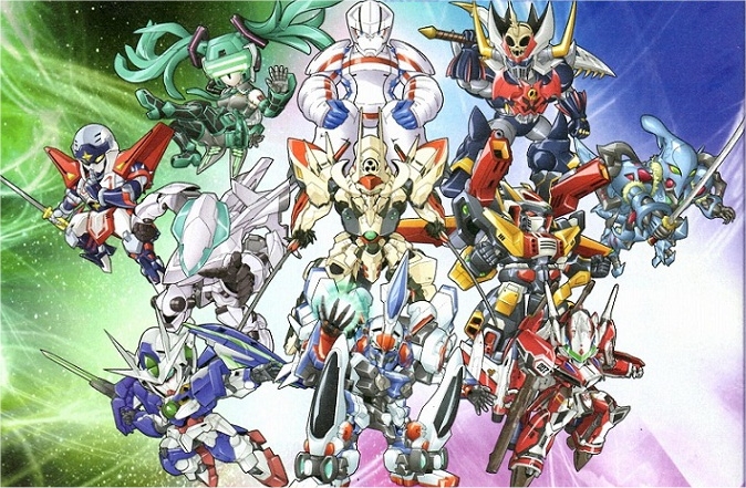 00_qan[t] banpresto chibi crossover cyber_troopers_virtual-on_featuring_fei-yen_hd cybertron dancouga_nova demonbane gundam gundam_00 hatsune_miku heroman juso_kiko_ kishin_houkou_demonbane kurogane_no_linebarrel macross macross_frontier majinkaiza_sukaru mecha ninja_senshi_tobikage seisenshi_dambain sokyu_no_fafner super_robot_wars super_robot_wars_ux vocaloid weapon weapons