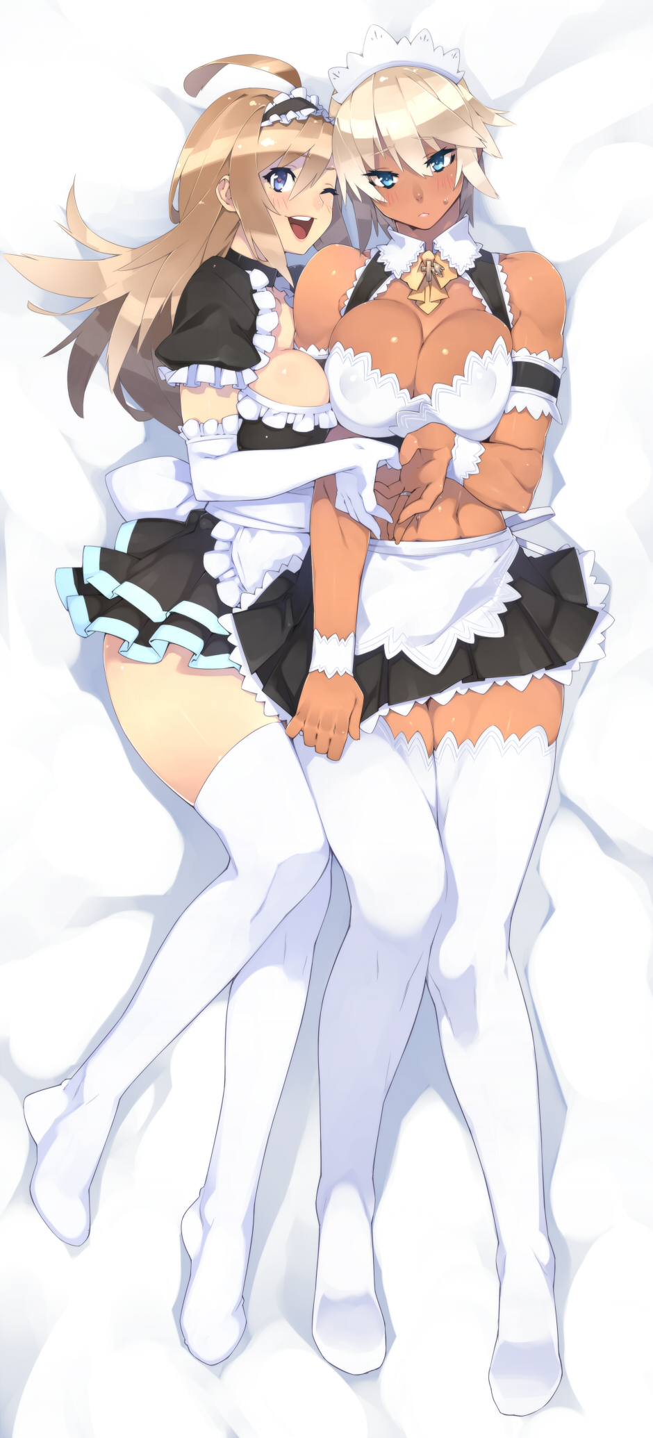 cleavage maid real_xxiii tagme thighhighs