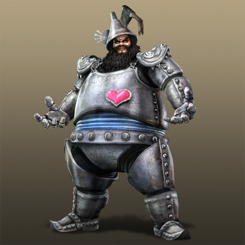 beard dong_zhuo facial_hair heart shin_sangoku_musou the_wizard_of_oz tin_man