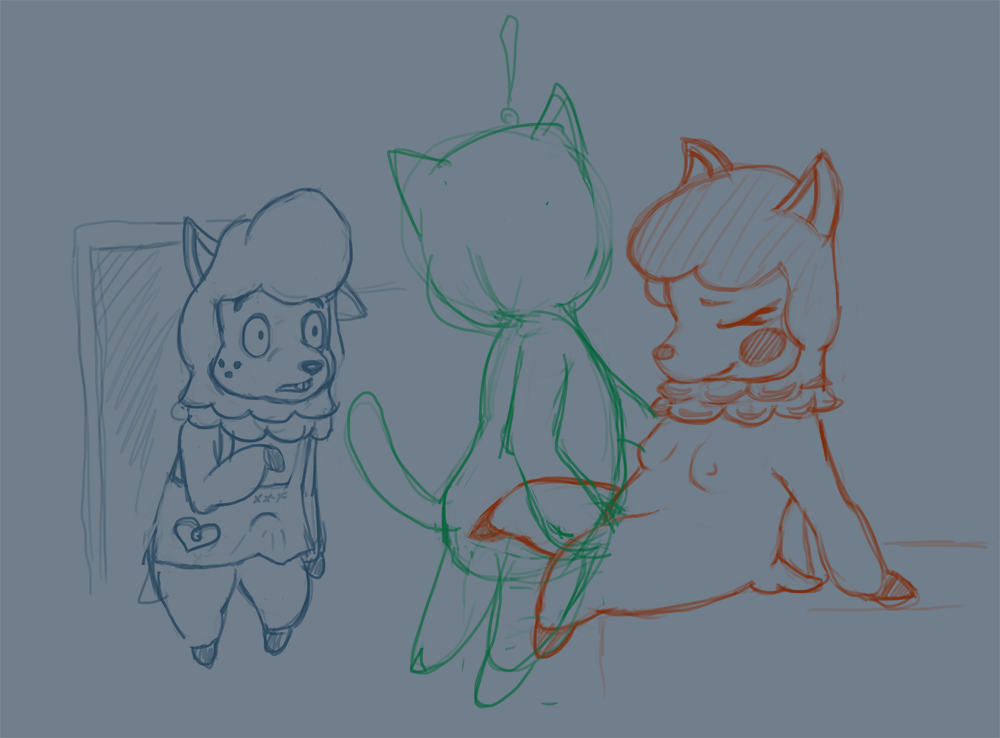 adultery animal_crossing blush bulge cyrus cyrus_(animal_crossing) feral nintendo nyar penetration pussy reese reese_(animal_crossing) vaginal vaginal_penetration video_games work_in_progress