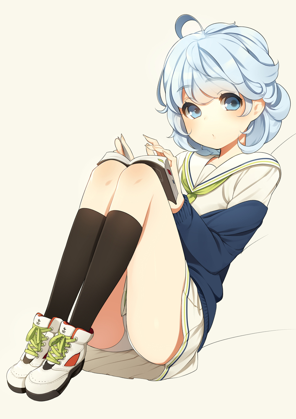 genderswap kamo_kamen kuroko_no_basket kuroko_tetsuya pantsu seifuku