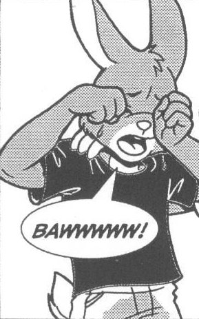 anthro baww bawww bawwww bawwwww crop crying dialog embarrassed english_text fur greyscale lagomorph male mammal marci_mcadam meme monochrome open_mouth plain_background rabbit reaction_image sad simple_background solo standing tantrum tears teeth text tongue wetting white_background yelling young