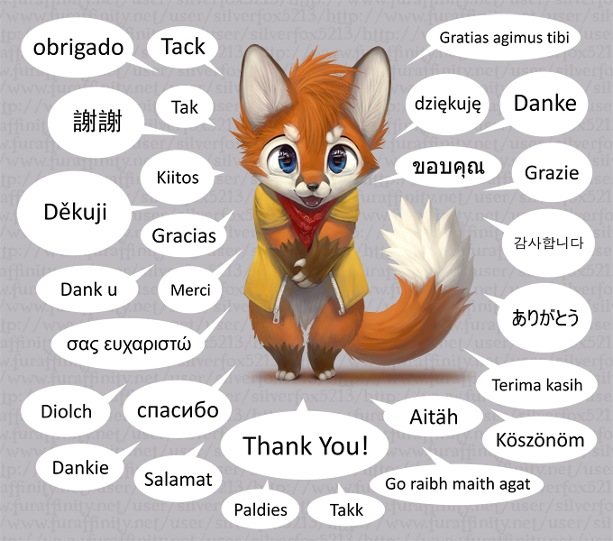 arabic bandanna blue_eyes brown_fur canine cebuano_text chibi chinese chinese_text clasped_hands cute danish_text dipstick_tail divinian divinian_text dutch dutch_text ear_fluff ears_up estonian_text filipino_text finnish_text fluffy_tail fox french french_text fur german german_text greek greek_text hungarian hungarian_text india indonesian indonesian_text invalid_tag irish_text italian_text jacket japanese japanese_text korean_text latvian_text looking_at_viewer male mammal markings multilingual norwegian norwegian_text open_mouth orange_fur polish_text portuguese_text rosetta_stone russian russian_text silverfox5213 socks_(marking) solo spanish spanish_text speech_bubbles swedish swedish_text talking_to_viewer text text_background thai_text thank_you turkish vietnamese vietnamese_text welsh_text white_fur yellow_jacket yiddish young zipper