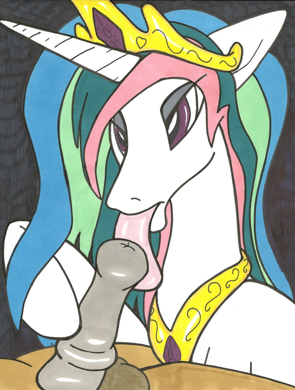 anubislaughed celestia equine fellatio female feral friendship_is_magic horn horse horsecock licking male mammal mlp_fim my_little_pony oral oral_sex penis pony princess_celestia_(mlp) sex straight tongue tongue_out unicorn