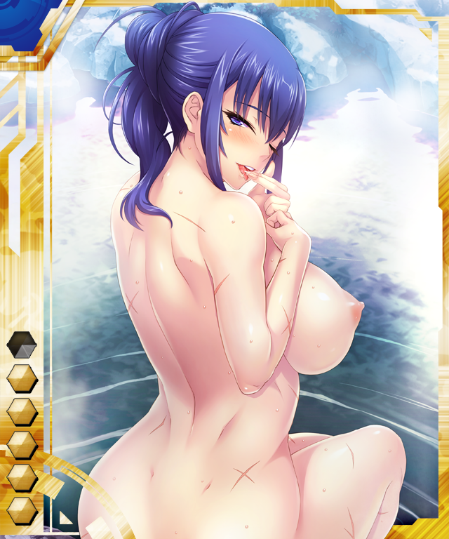 bath card_(medium) nobushito_kuro taimanin_asagi_battle_arena taimanin_asagi_battle_arena_all_card_gallery water yukishiro_misao