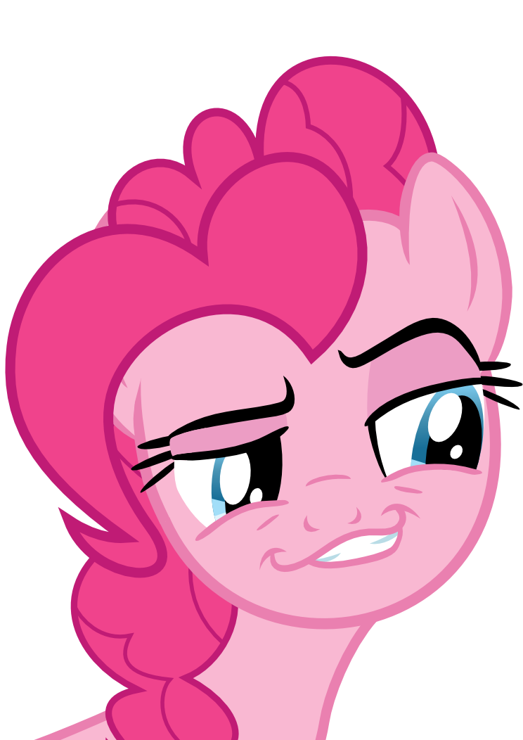 blue_eyes equine female feral friendship_is_magic fur hair horse mammal my_little_pony penis_(artist) pink_fur pink_hair pinkie_pie_(mlp) plain_background pony solo thinkingwithsmile transparent_background