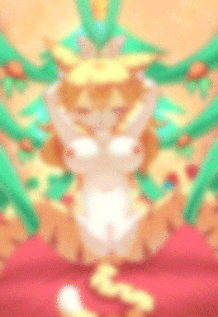 animated anthro bodily_fluids bound christmas cum felid felidae female genital_fluids genitals holidays intersex intersex/female lalamedli mammal middle necktie nipples nude outside pantherine pussy sex solo tiger yellow_body