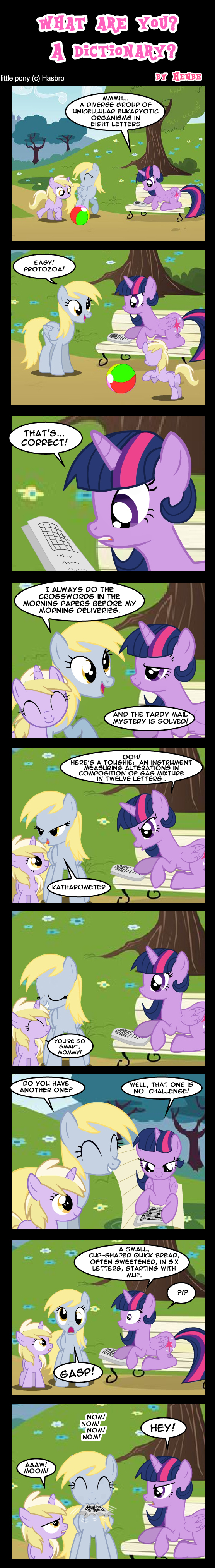 ball bench blonde_hair cloud clouds comic cub cutie_mark derpy_hooves_(mlp) dialog dinky_hooves_(mlp) eating eatting english_text equine eyes_closed female feral friendship_is_magic frown fur grey_fur hair henbe horn horse long_hair looking_at_viewer mammal multi-colored_hair my_little_pony newspaper om_nom_nom open_mouth outside pegasus pony purple_eyes purple_fur purple_hair sitting smile text tongue twilight_sparkle_(mlp) unicorn winged_unicorn wings yellow_eyes young