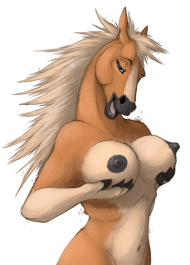 amy_haythorne anthro breasts digital_media_(artwork) equine female hooves horse lizet mammal maskedhusky palomino solo