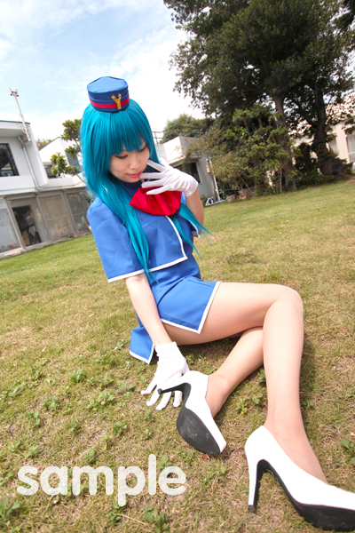 cosplay legs miniskirt photo skirt stewardess tenjouin_katsura