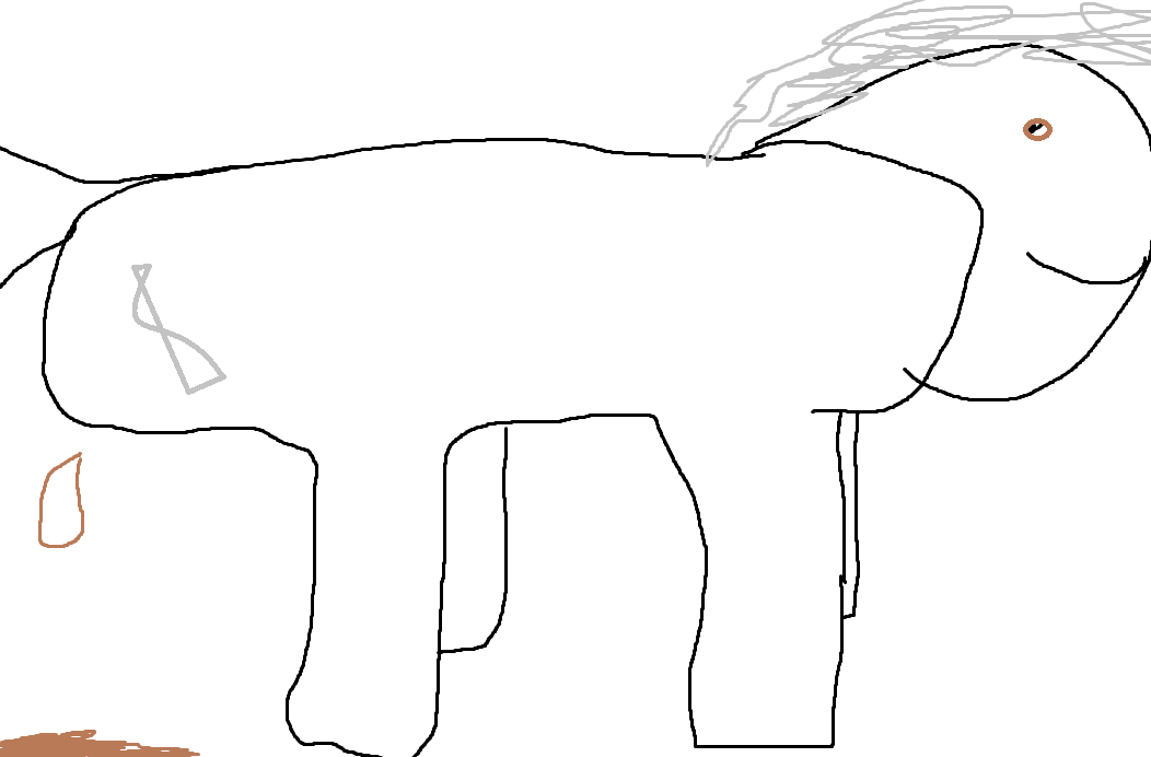 2014 bodily_fluids brown_eyes crossover equine feces friendship_is_magic glados hair hi_res hooves horse line_art looking_at_viewer my_little_pony pony portal portal_(series) satire scat smile solo sunflowertwix valve