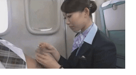 airplane airplane_interior animated animated_gif asian ass bottomless censored flight_attendant girl_on_top guided_penetration lowres pantyhose photo plane public_sex scarf sdde-339 sex skirt skirt_lift stewardess thighhighs uniform vaginal