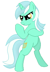 alpha_channel animated cutie_mark equine female fighting_stance friendship_is_magic green_hair hair horn horse low_res lyra_(mlp) lyra_heartstrings_(mlp) mammal my_little_pony pony pose solo standing tomdantherock two_tone_hair unicorn white_hair yellow_eyes