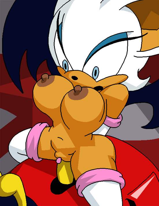 anthro areola bat big_breasts breasts dboy duo erect_nipples female male mammal nipples penetration project_x pussy rouge_the_bat sega sex sonic_(series) vaginal vaginal_penetration wings