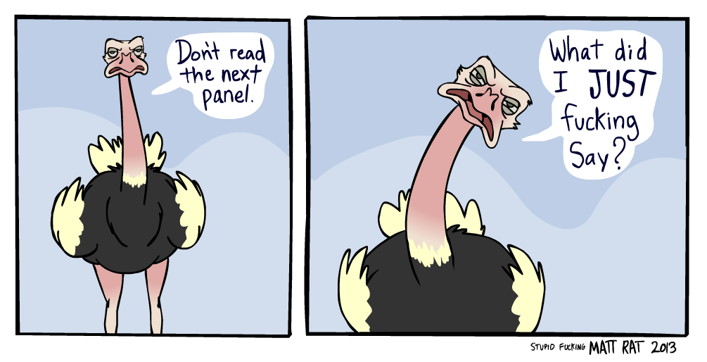 angry avian dialog english_text feral humor matt_rat ostrich profanity solo text