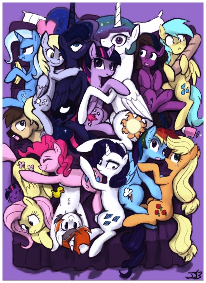 2013 applejack_(mlp) belle_eve_(mlp) blonde_hair blue_eyes blue_fur blue_hair blush bread brown_hair cute cutie_mark derp_eyes derpy_hooves_(mlp) earth_pony equine eyes_closed female feral fluttershy_(mlp) food freckles friendship_is_magic fur green_eyes grey_fur group hair horn horse john_joseco looking_at_viewer male mammal multi-colored_hair my_little_pony open_mouth orange_fur original_character pegasus pink_fur pink_hair pinkie_pie_(mlp) pony princess_celestia_(mlp) princess_luna_(mlp) purple_eyes purple_fur purple_hair rainbow_dash_(mlp) rainbow_hair rainbow_tail rarity_(mlp) smile teal_eyes thepolymath trixie_(mlp) twilight_sparkle_(mlp) two_tone_hair unicorn white_fur winged_unicorn wings yellow_fur