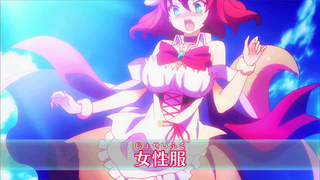 1girl animal_ears animated animated_gif blue_eyes embarrassed female no_game_no_life no_nipples nude open_mouth red_hair solo stephanie_dora tail