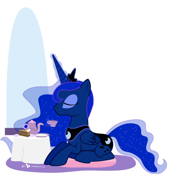 alpha_channel dm29 equine female feral friendship_is_magic horn horse mammal my_little_pony pony princess_luna_(mlp) solo winged_unicorn wings