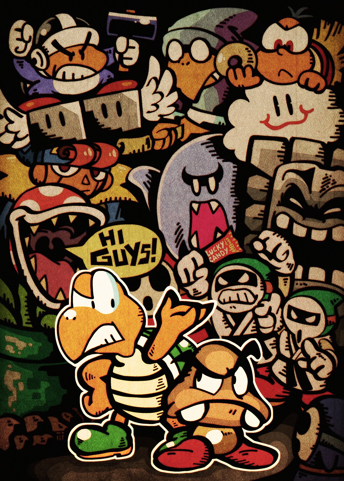 amazing_flyin'_hammer_brother big_boo_(mario) boo_(mario) bowser's_kingdom bridgeoffaust brown_body doll elemental_creature flora_fauna geno_(mario) goomba hal_(bowser's_kingdom) hi_res inaudible_thwomp jeff_(bowser's_kingdom) karate_due_(bowser's_kingdom) keikogi koopa lakitu lakitu's_cloud mario_bros martial_arts_uniform mask nintendo paul_hammerbro piranha_plant plant puppet rick_finklestein scalie shyguy sportswear steve_(bowser's_kingdom) super_mario_rpg_legend_of_the_seven_stars thwomp warp_pipe zeus_guy