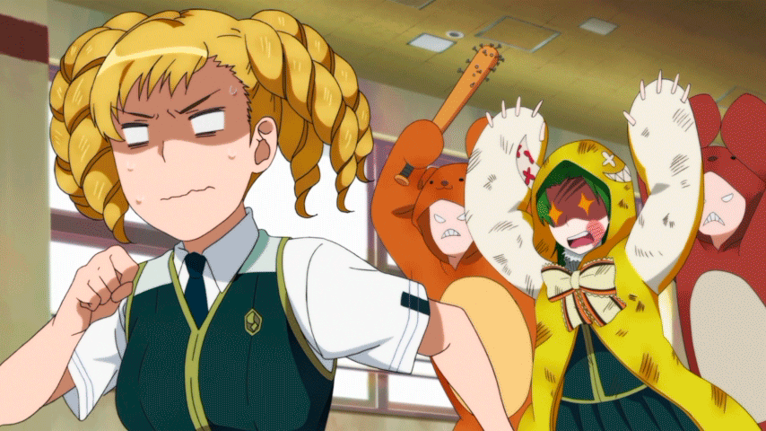 animated animated_gif blonde_hair long_hair running witch_craft_works