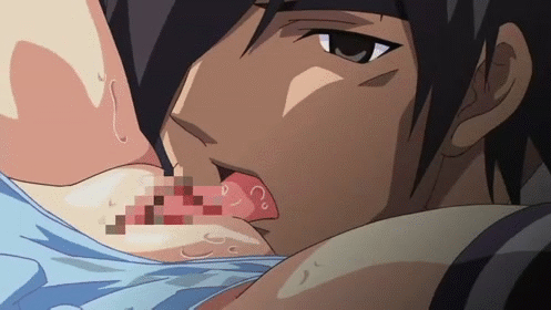 1boy 1girl animated animated_gif bra breasts censored cunnilingus empty_eyes female_ejaculation fucked_silly happy_sex kindan_no_byoutou large_breasts lingerie lowres naughty_face nipples nude oral orgasm pussy saliva tears torago underwear