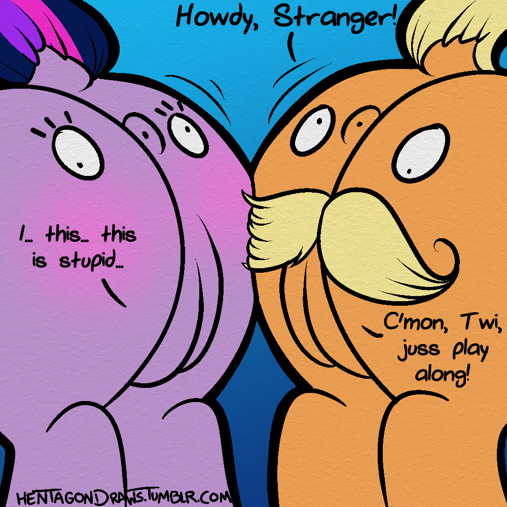 2014 anus applejack_(mlp) butt dialog english_text equine female feral friendship_is_magic hentagon horse humor mammal my_little_pony pony pussy text twilight_sparkle_(mlp) what