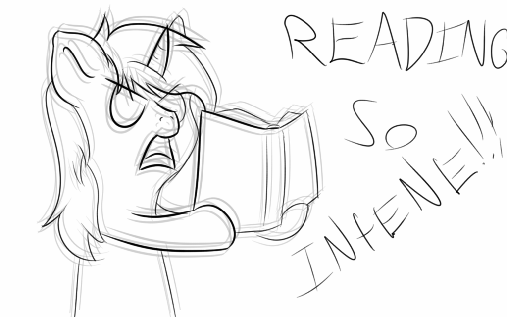 angry book equine horn horse lovingwolf mammal my_little_pony original_character plain_background pony reading