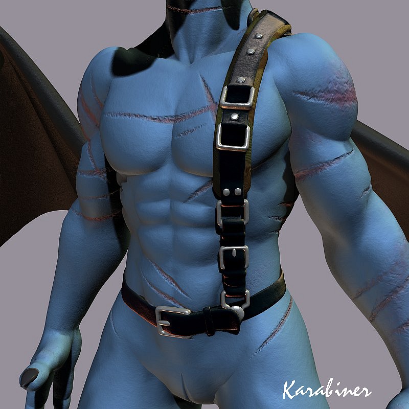 2010 3d anthro bune cgi dragon karabiner