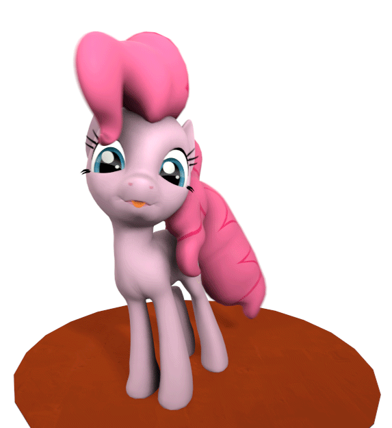 2014 3d animated blue_eyes cute earth_pony equine female feral friendship_is_magic fruitymilk hair horse mammal my_little_pony pink_hair pinkie_pie_(mlp) pony smile