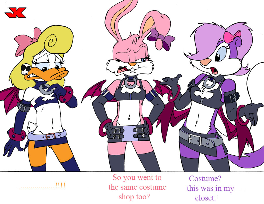 babs_bunny cosplay fifi_la_fume jk shirley_the_loon tiny_toon_adventures tiny_toons warner_brothers