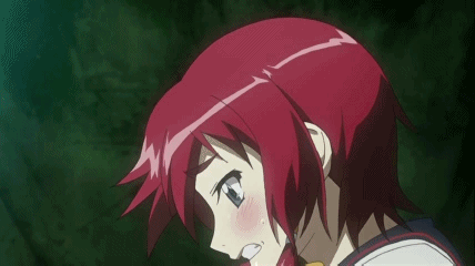 1girl animated animated_gif areolae blush bounce bouncing_breasts breasts erect_nipples female huge_breasts koutetsu_no_majo_anneroze lowres moaning nipples otonashi_miki red_hair sex short_hair solo sweat