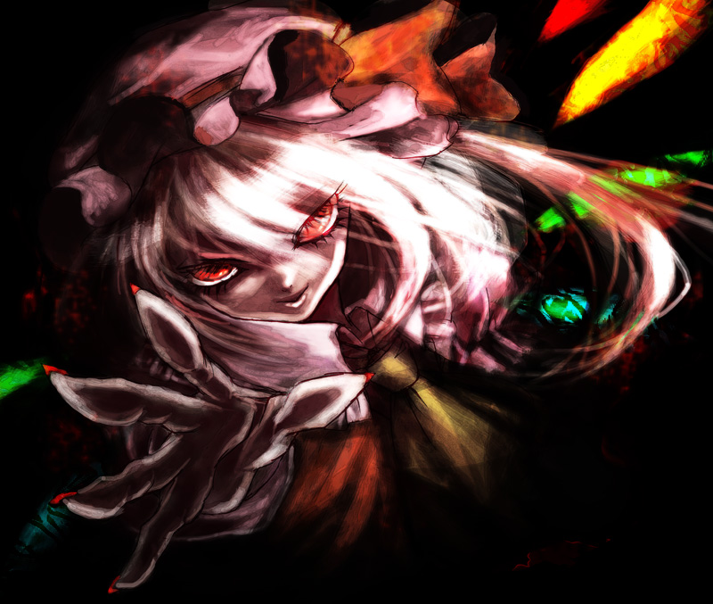 bad_id bad_pixiv_id flandre_scarlet red_eyes rinko_(mg54) solo touhou