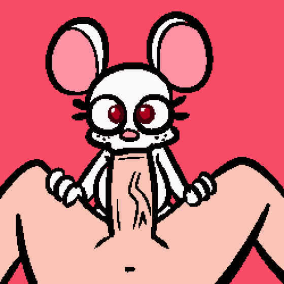 animated anthro deep_throat duo fellatio female freckles male male/female mammal mouse murid murine oral oral_penetration penetration penile pixelcap red_eyes rodent sex white_body whitney_(pixelcap)