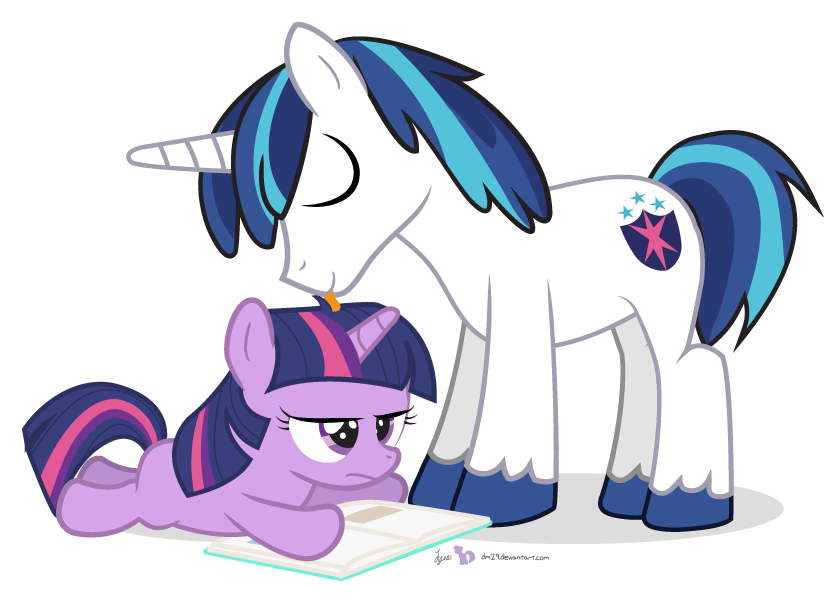alpha_channel book brother_and_sister cute dm29 duo equine female feral friendship_is_magic hair horn horse licking male mammal my_little_pony shining_armor_(mlp) sibling tongue tongue_out twilight_sparkle_(mlp) unicorn