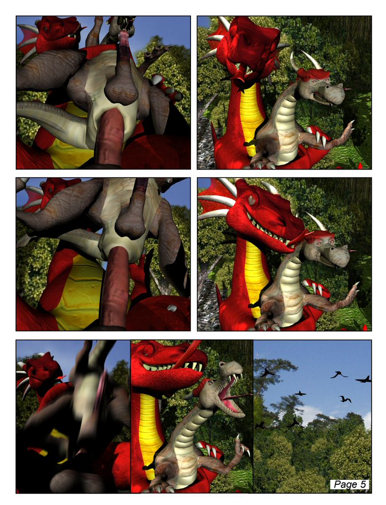 3_fingers 3_toes 3d anal anal_penetration avian balls balls_deep big_dom_small_sub big_penis bird cgi claws comic dragon dragon_3.0 duo erection fangs feral forced forest forked_tongue gay horn long_neck looking_pleasured macro male mushroom naughty_face outside penetration penis rangarig rape red_body ridiculous_fit roaring scalie screaming sex sharp_teeth size_difference smile teeth the_deal toes tongue tree varby western_dragon