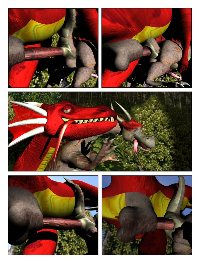 3_fingers 3_toes 3d anal anal_penetration balls big_dom_small_sub big_penis cgi claws comic dragon dragon_3.0 duo erection fangs feral forced forest forked_tongue gay horn long_neck looking_pleasured macro male mushroom outside penetration penis rangarig rape red_body ridiculous_fit rock scalie sharp_teeth size_difference smile teeth the_deal toes tongue tree varby western_dragon