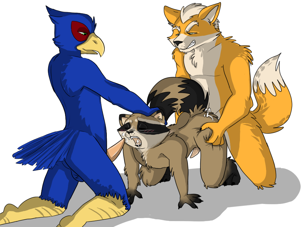 all_fours alpha_channel anal anal_penetration anthro avian balls barefoot bird blush butt canine claws crossover cum cum_in_ass cum_in_mouth cum_inside cum_on_butt cum_on_face cum_on_tongue dontbeazombie erection eyes_closed falco_lombardi falcon feathers fox fox_mccloud from_behind fur guardians_of_the_galaxy half-closed_eyes hand_on_head male male/male mammal nintendo nude open_mouth oral orgasm penetration penis plain_background raccoon rocket_raccoon sex sharp_claws sharp_teeth sitting size_difference smile star_fox teeth toe_claws tongue transparent_background video_games whiskers