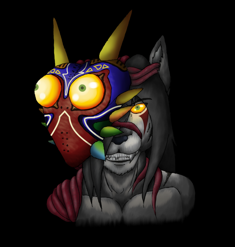 anthro evil host invalid_tag majora majora's_mask mask nintendo possession tentacles the_legend_of_zelda tigerwolf video_games wolfger wolfgerlion64