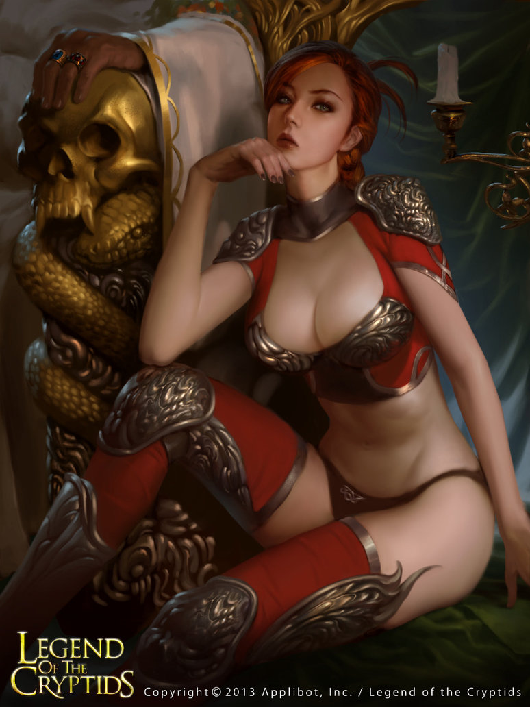 1girl armor lasahido legend_of_the_cryptids princess warrior