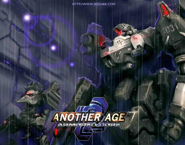 armored_core_2 armored_core_2_another_age gun hoon_park_jeong mecha no_humans rain weapon