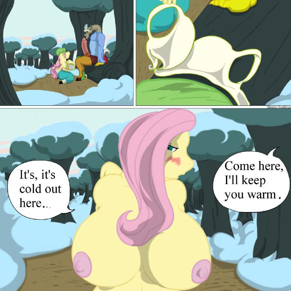 comic discord_(mlp) equine fluttershy_(mlp) friendship_is_magic mammal my_little_pony