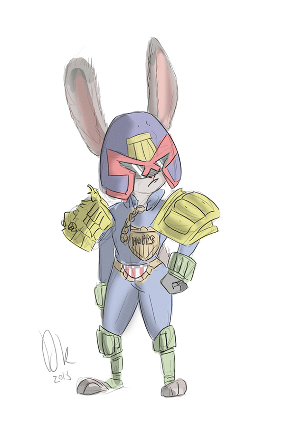 astronautdk crossover disney female judge_dredd judge_hopps judy_hopps lagomorph mammal rabbit zootopia