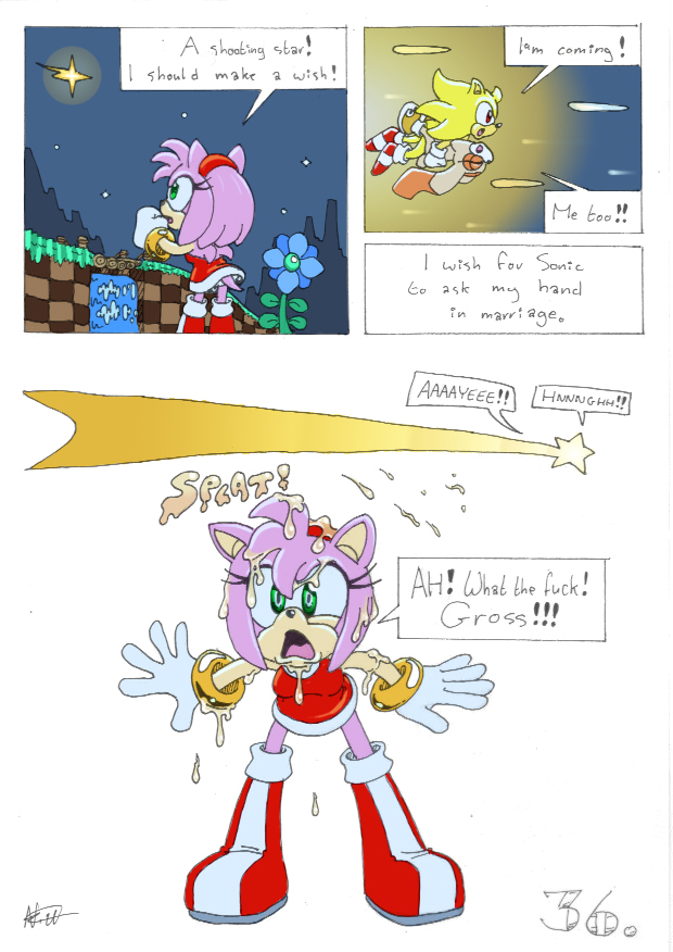 amy_rose cream_the_rabbit cum cum_on_face dorigreen hedgehog lagomorph mammal rabbit sonic_(series) super_sonic what