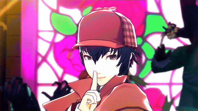 1girl 3d animated animated_gif blue_hair detective hat persona persona_4 persona_4:_dancing_all_night shirogane_naoto