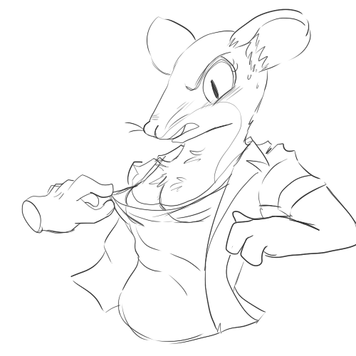 anthro bojack_horseman breasts female mammal mia_mckibben mouse rodent sketch unknown_artist