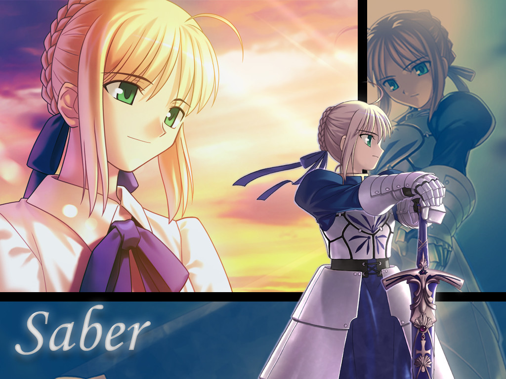 armor fate/stay_night saber sword weapon